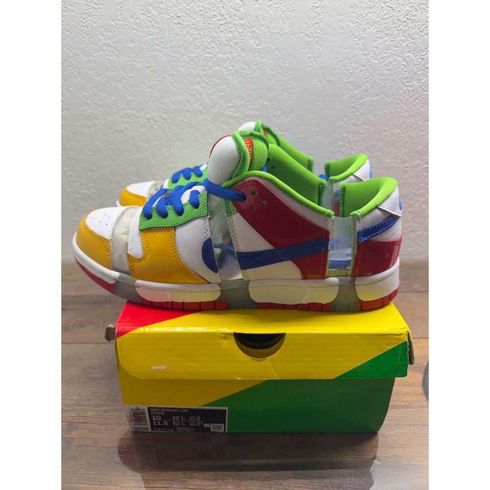 Nike SB Dunk Low Sandy Bodecker eBay Multi-Color FD8777-100 Mens Size 10